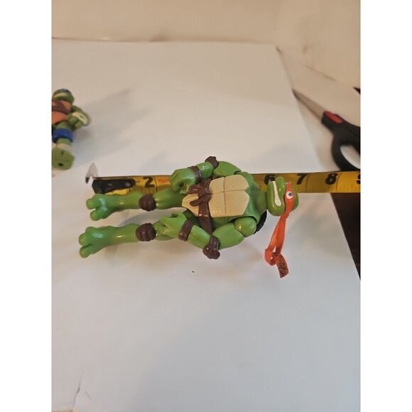 6" Leonardo 2006 Teenage Mutant Ninja Turtles Action Figure Lot Of 3 Turtles - Picture 5 of 8